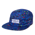 TQL Midnight Floral 5 Panel Camper Hat blue foral The Quiet Life