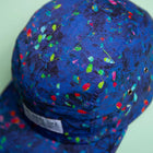 TQL Midnight Floral 5 Panel Camper Hat blue foral The Quiet Life