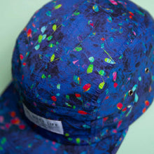 TQL Midnight Floral 5 Panel Camper Hat blue foral The Quiet Life