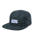 TQL Paisley Floral 5 Panel Camper Hat - dark blue The Quiet Life
