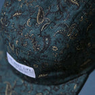 TQL Paisley Floral 5 Panel Camper Hat - dark blue The Quiet Life