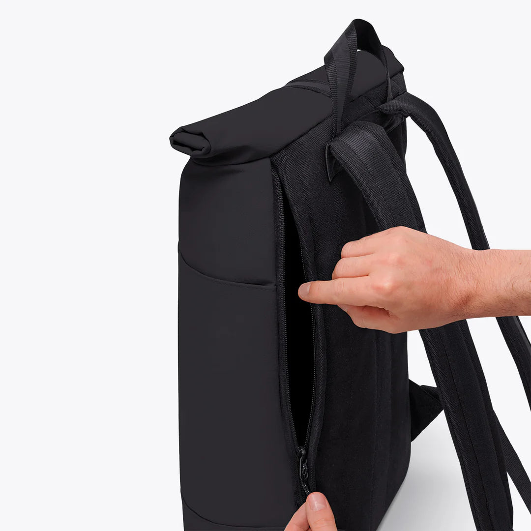 Hajo Medium Aloe Backpack black