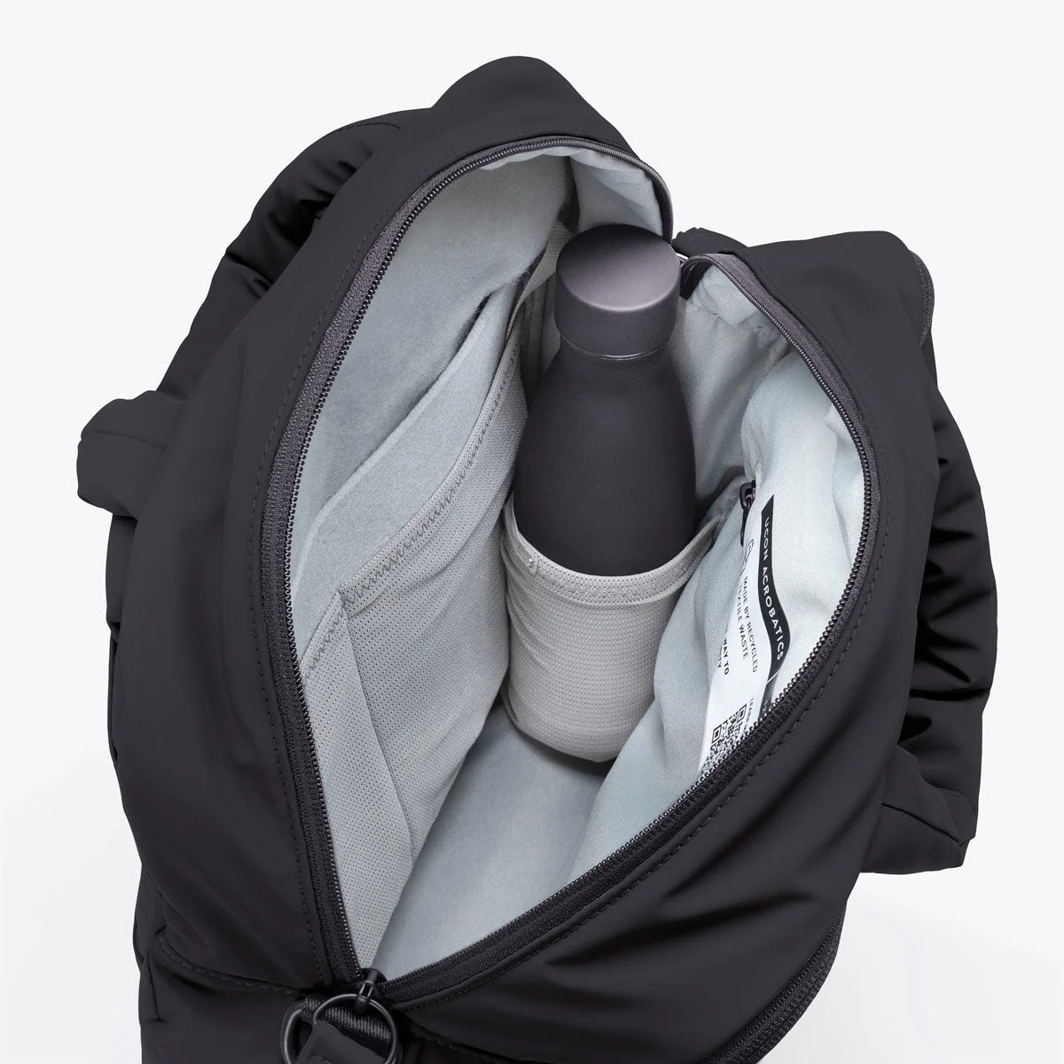 Posuto Medium Puffy Backpack black