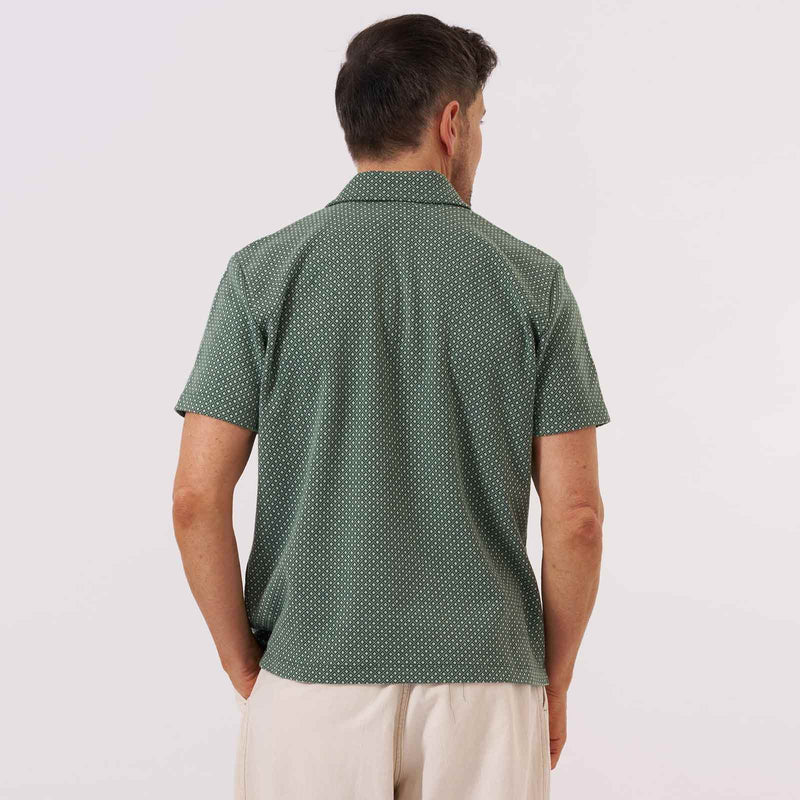 Argyll Jersey Newlyn Poloshirt green Universal Works