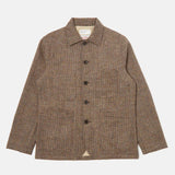 Bakers C Jacket Harris Tweed Plaid brown