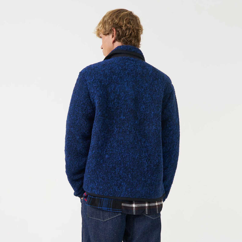 Bouclet Fleece Lancaster Jacket blue