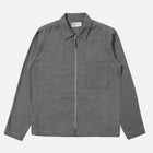 Brushed Flannel Zip Shirt navy Universal Works