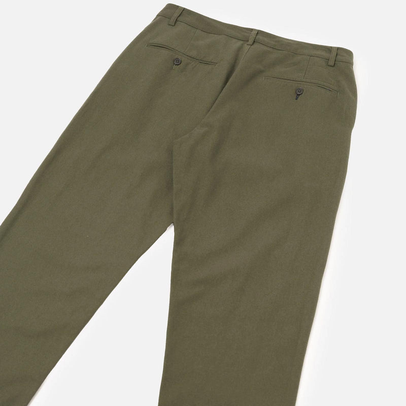 Brushed Moleskin Military Chino olive