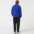 Brushed Moleskin Pleated Track Pant black