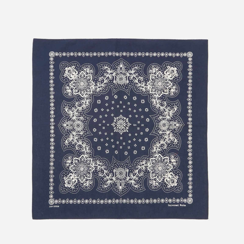 Classic Neckerchief Bandana navy Universal Works