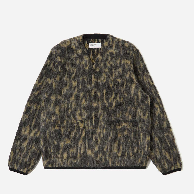 Dolce Fleece Cardigan charcoal Universal Works
