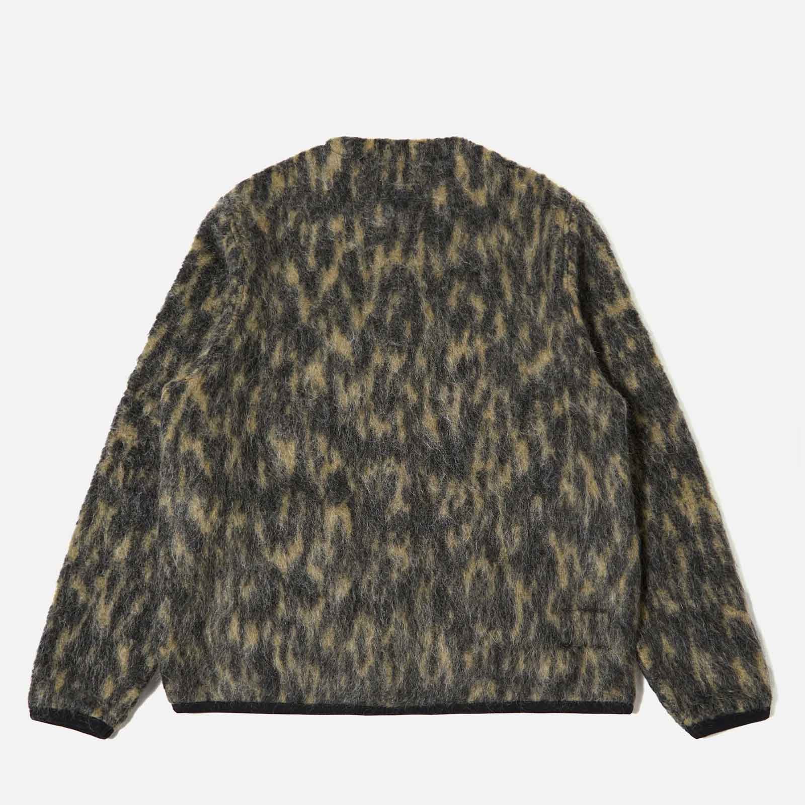 Dolce Fleece Cardigan charcoal Universal Works