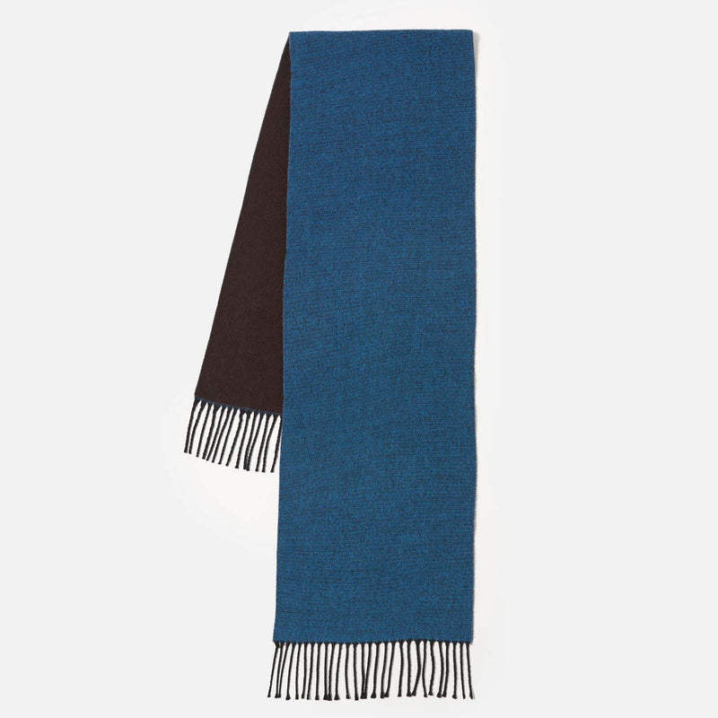 Double Sided Scarf lt Blue/brown Universal Works