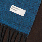 Double Sided Scarf lt Blue/brown Universal Works
