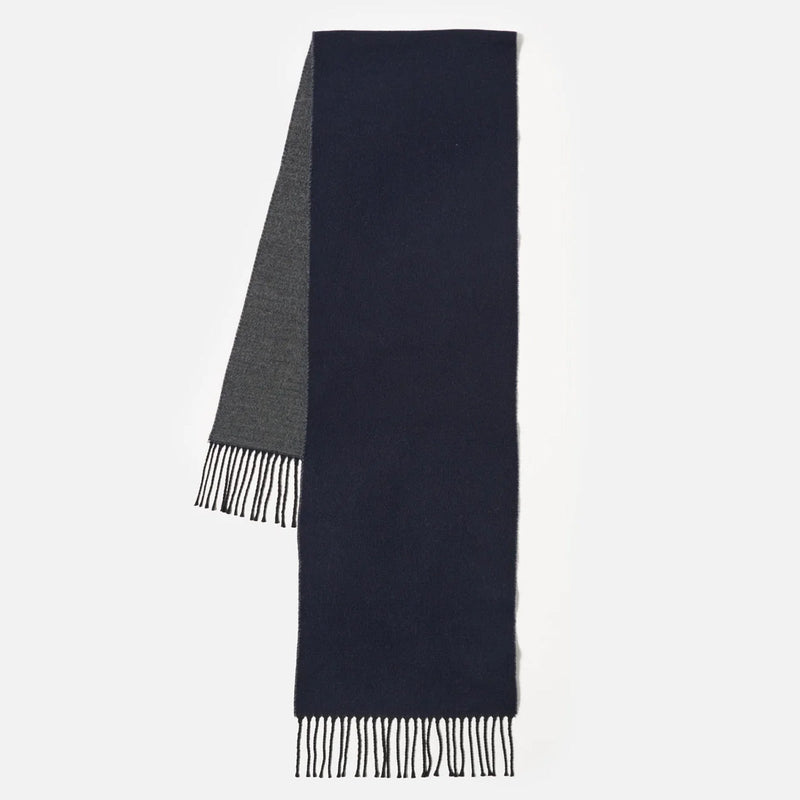 Double Sided Scarf navy/mid grey Universal Works