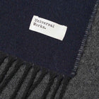 Double Sided Scarf navy/mid grey Universal Works