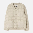 Down Cardigan Nylon Soft Shell ice grey