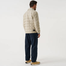 Down Cardigan Nylon Soft Shell ice grey