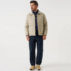 Down Cardigan Nylon Soft Shell ice grey