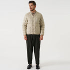 Down Cardigan Nylon Soft Shell ice grey