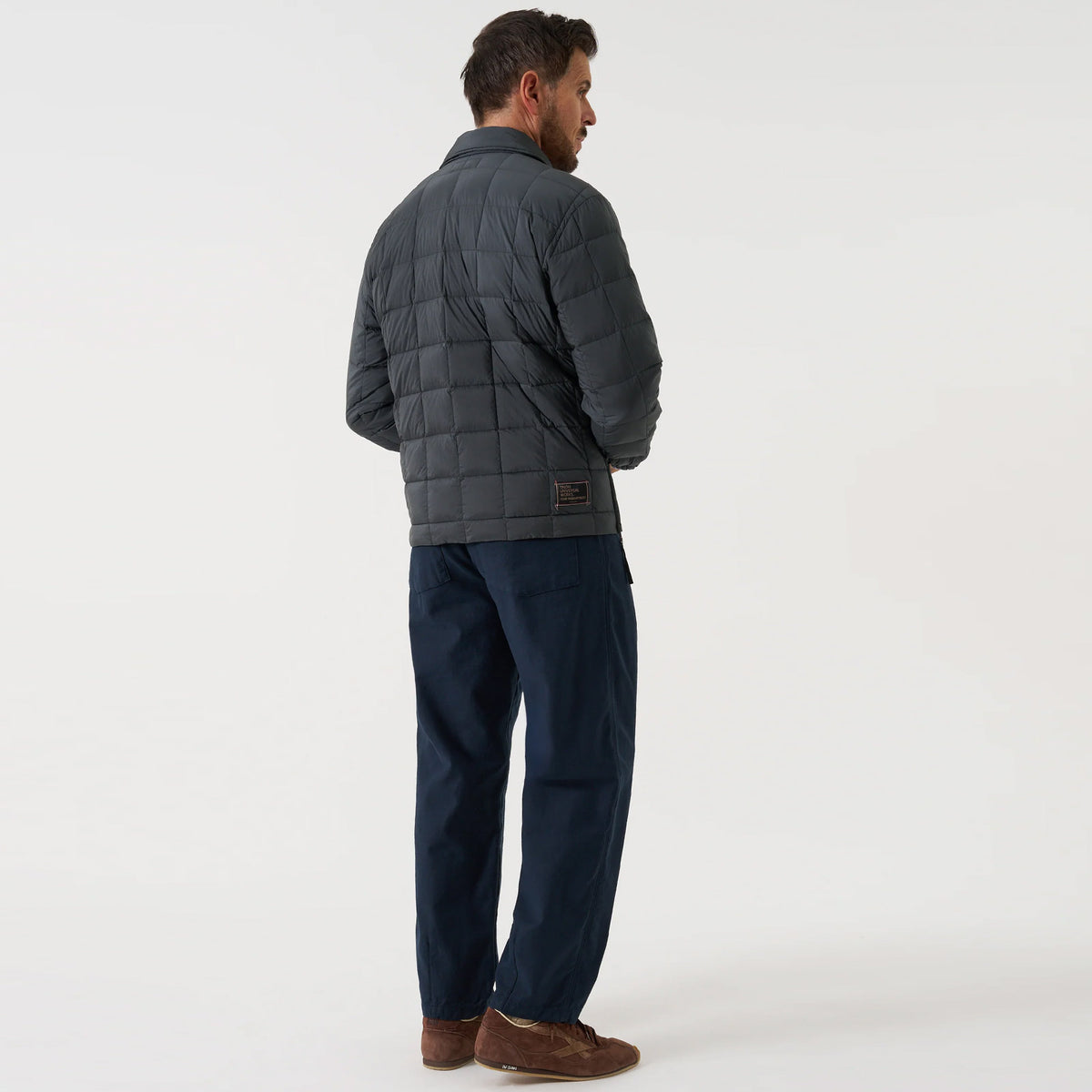 Down Rams Jacket Nylon Soft Shell charcoal