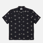 Embroidered Diamond Camp Shirt black Universal Works