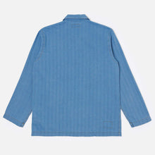 Herringbone Recycled Bakers Overshirt washed indigo Universal Works