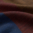 Himalayan Reversible Wool Scarf brown
