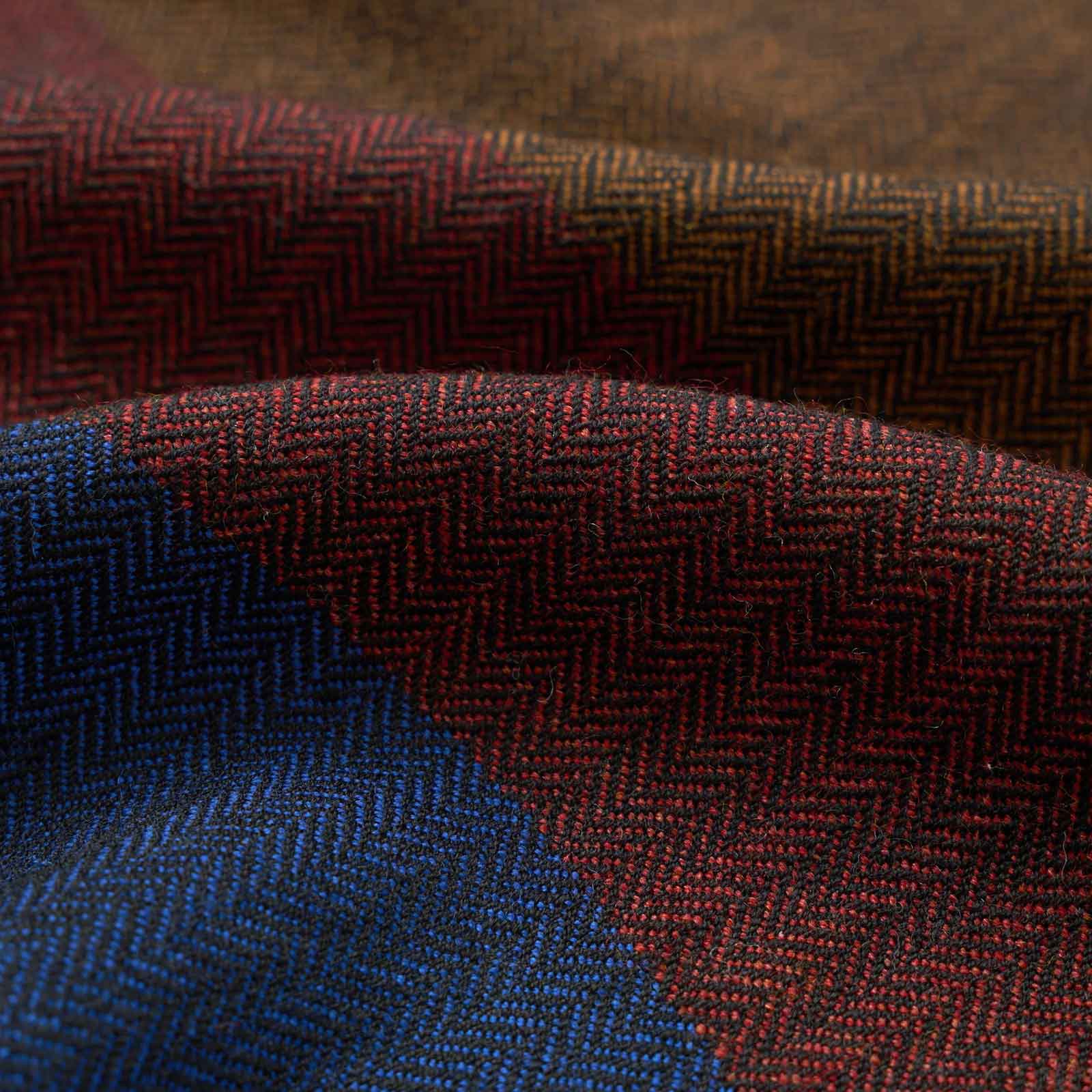 Himalayan Reversible Wool Scarf brown