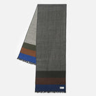Himalayan Reversible Wool Scarf grey