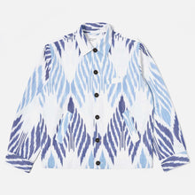 James Jacket Peacock Ikat blue