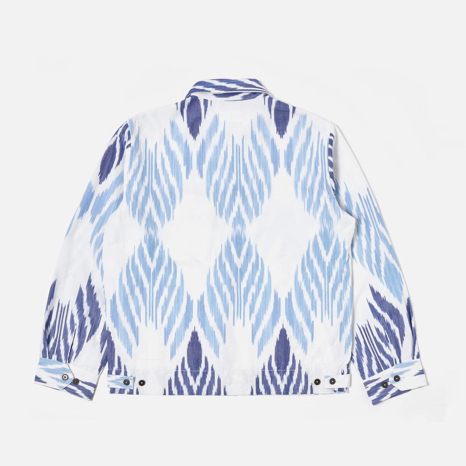 James Jacket Peacock Ikat blue