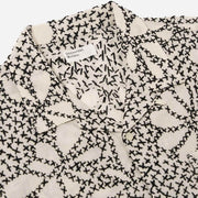 Kantha Flower Road Trip Shirt ecru/black Universal Works