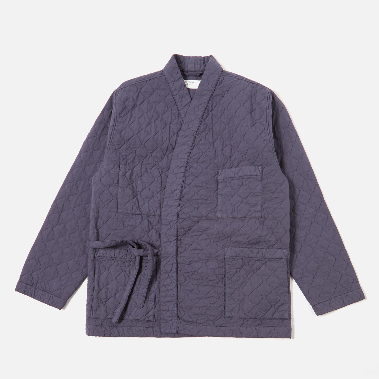 Kyoto Work Jacket Quilt Cotton dark navy