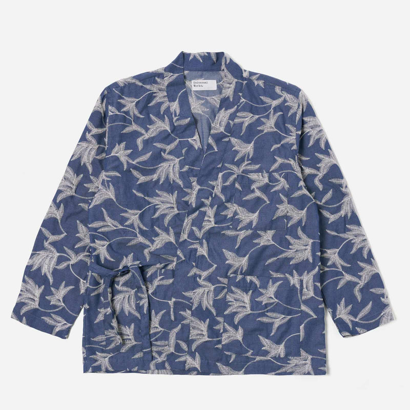 Kyoto Work Jacket Summer Jungle Cotton indigo