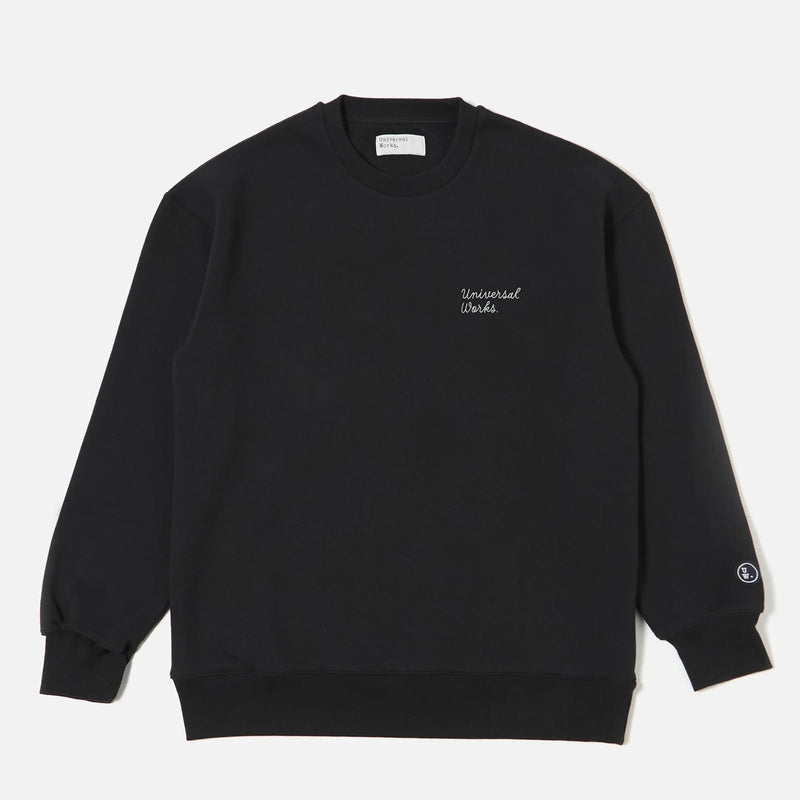 Loose Sweatshirt Blend Jersey black Universal Works