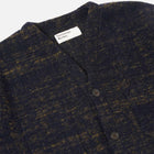 Marble Fleece Cardigan navy Universal Works