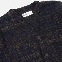 Marble Fleece Cardigan navy Universal Works