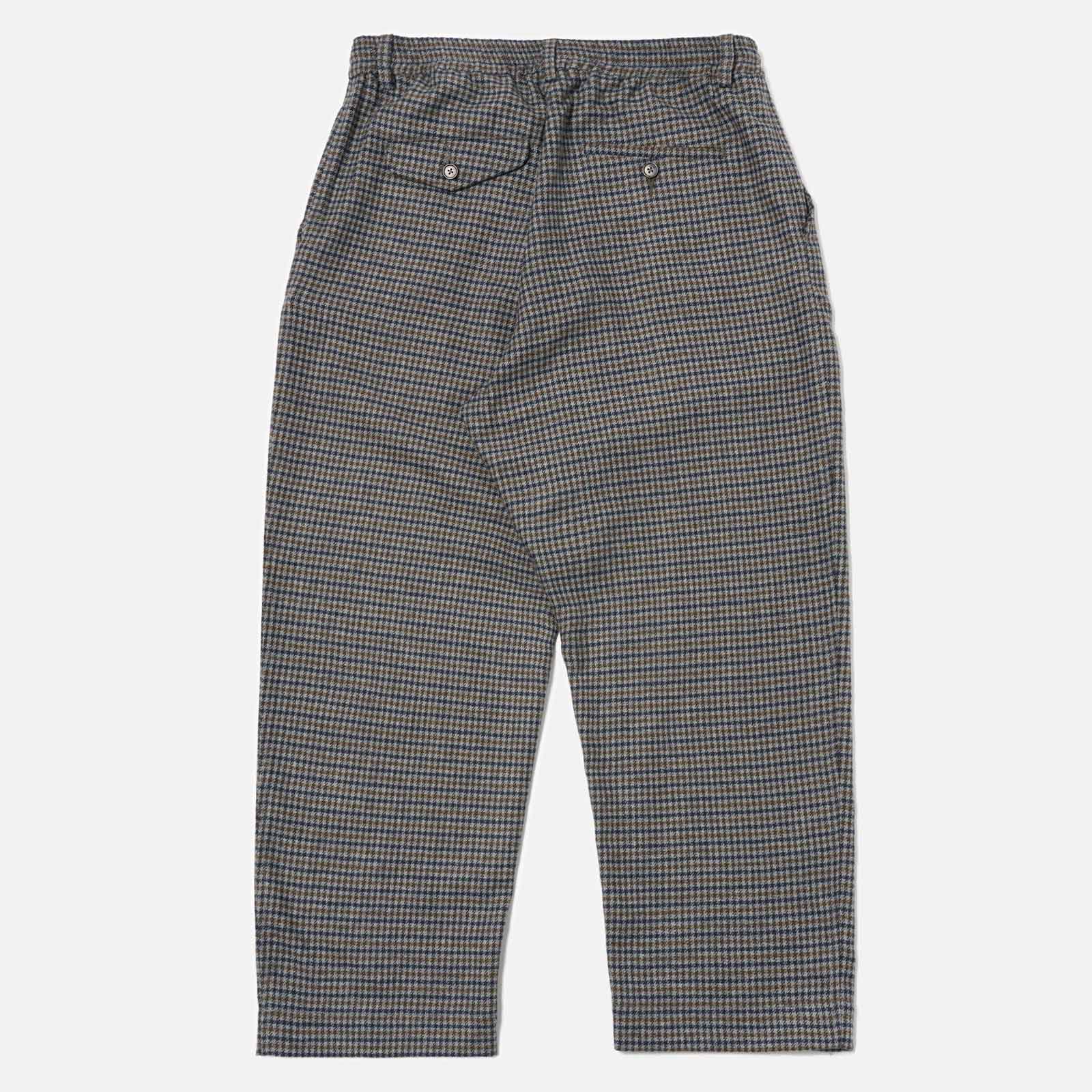 Oxford Houndstooth Wool Mix Pant charcoal Universal Works