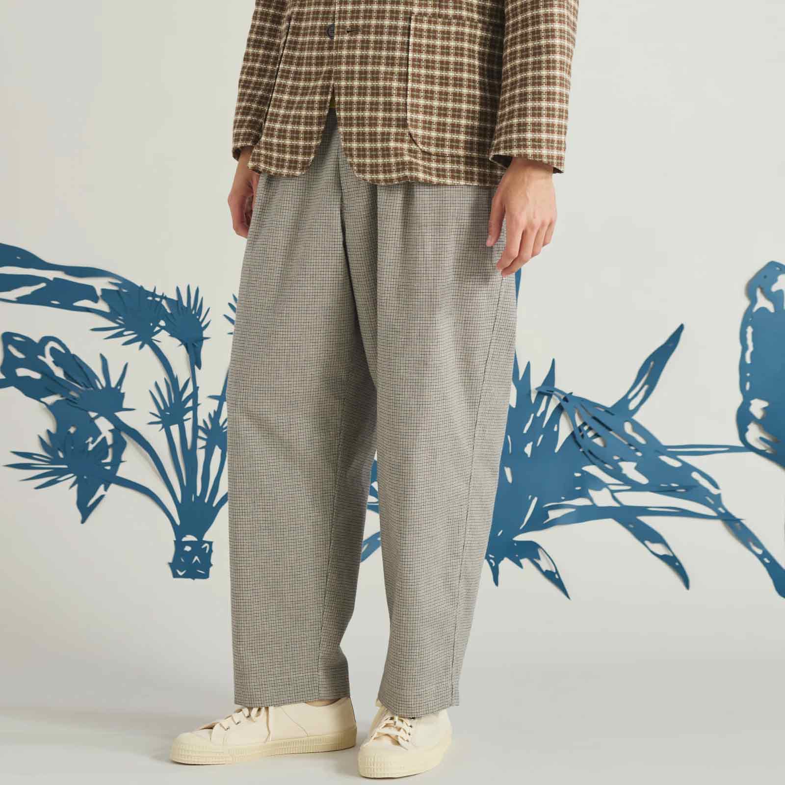 Oxford Pants Lucas Cotton Mix multi Universal Works