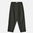 Recycled It Tweed Pleated Track Pant olive