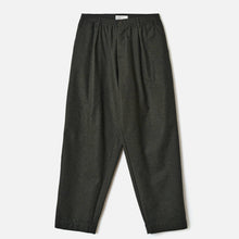 Recycled It Tweed Pleated Track Pant olive