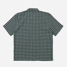 Rhodes 8 Cotton Road Shirt green/white Universal Works