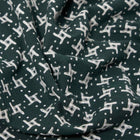 Rhodes 8 Cotton Road Shirt green/white Universal Works