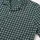 Rhodes 8 Cotton Road Shirt green/white Universal Works