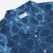 Road Shirt Needle Tye N Dye indigo