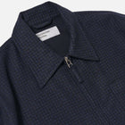 Rose Bowl Dot Print Flannel Jacket navy Universal Works
