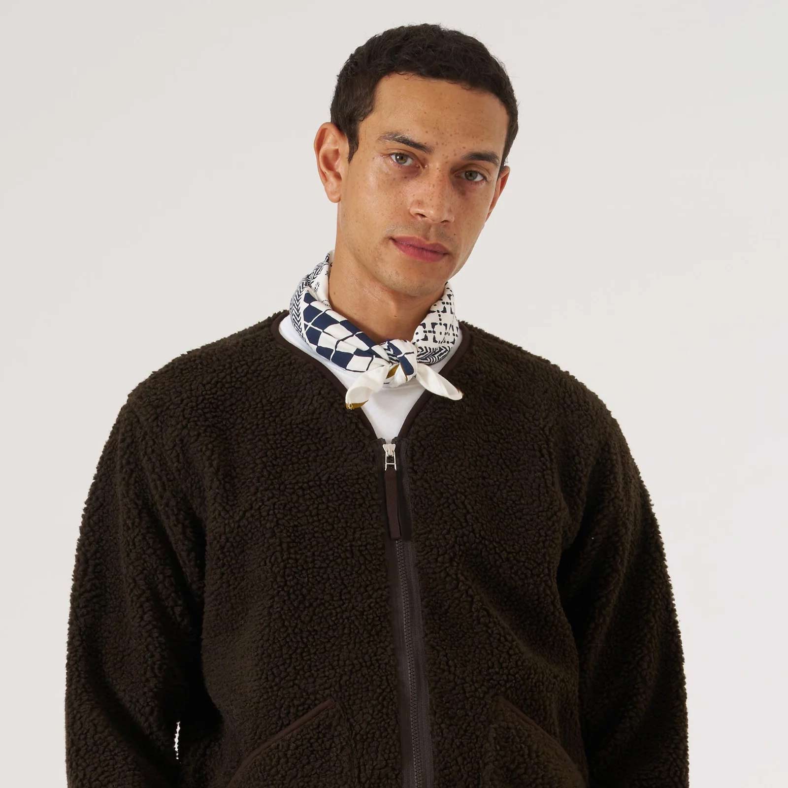 Single Jersey  Neckerchief ecru Universal Works