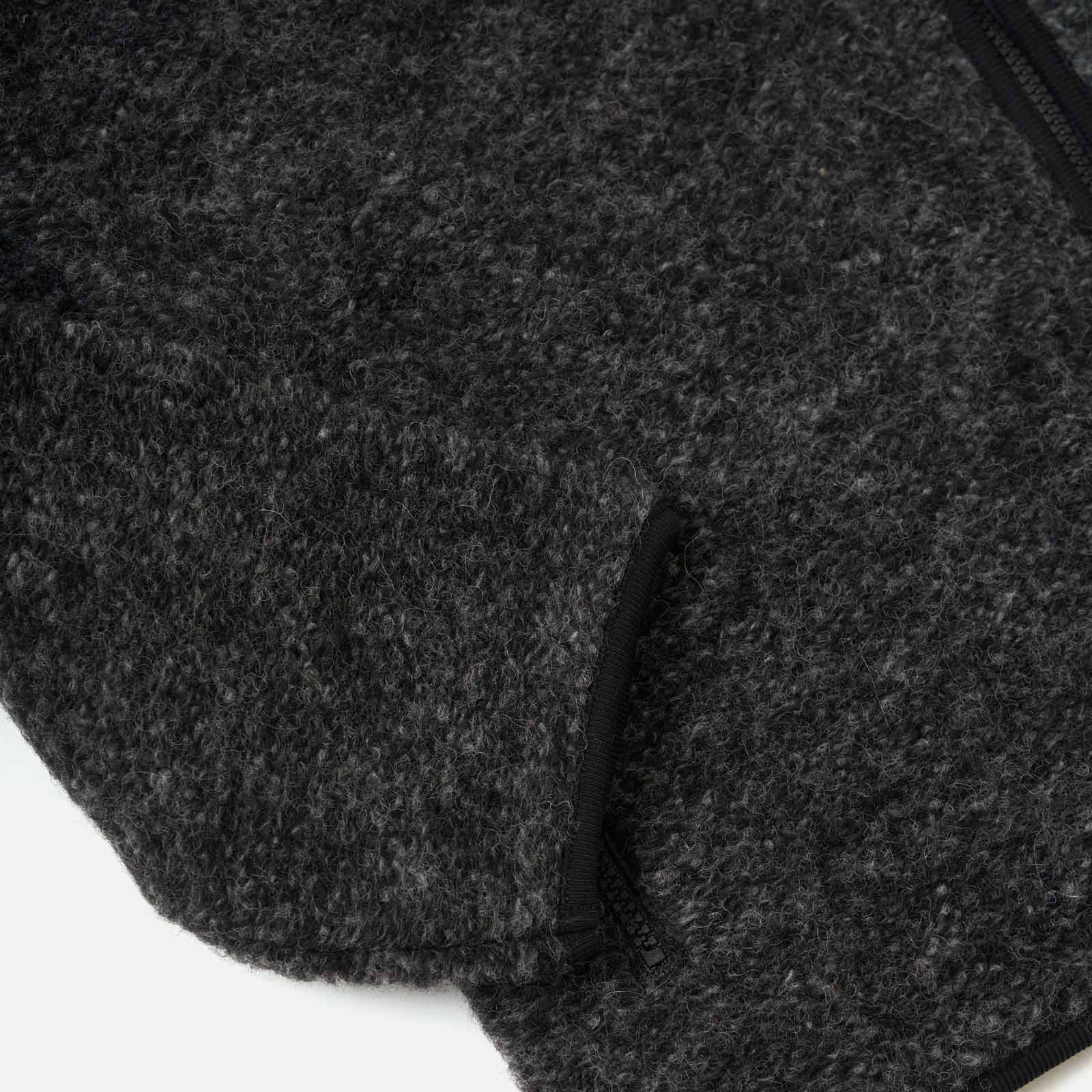 Six Wool Fleece Climbing Jacket black Universal Works