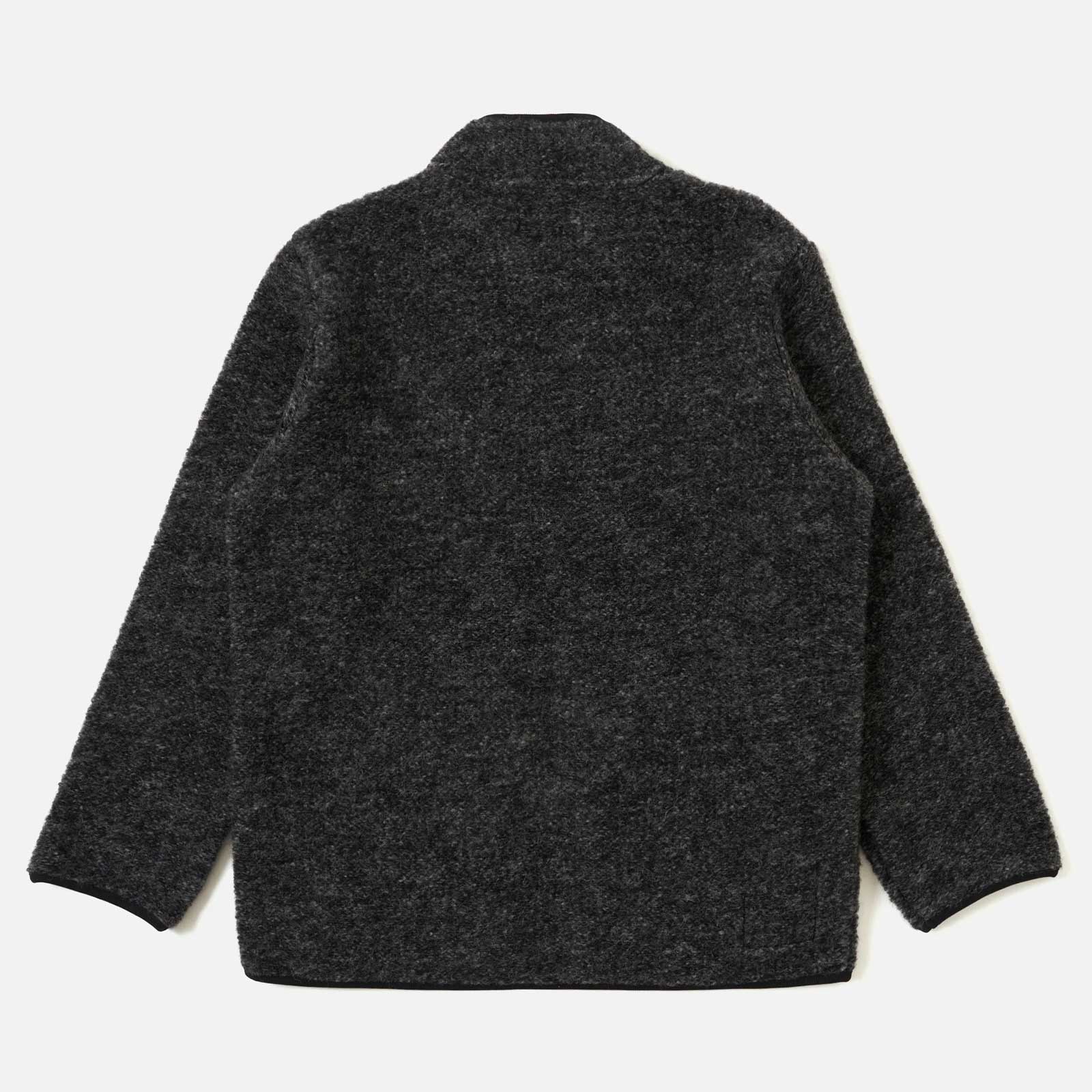 Six Wool Fleece Climbing Jacket black Universal Works